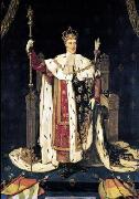 Portrait of the King Charles X of France in coronation robes Jean-Auguste Dominique Ingres
